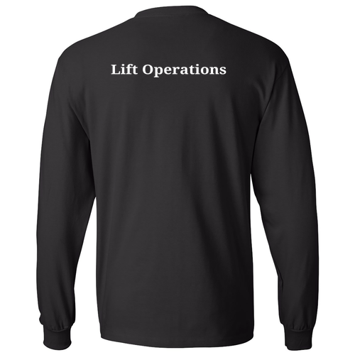 Hanes Beefy T Longsleeve T-Shirt -- Black