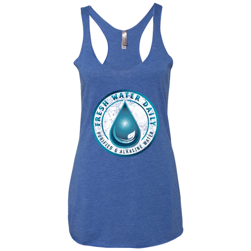 Ladies Next Level Vintage Royal Racerback Tank