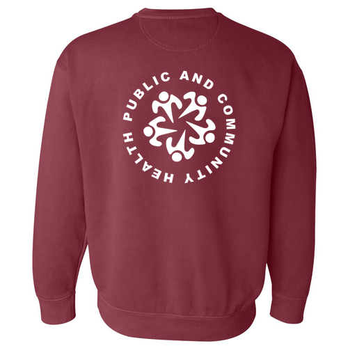 Comfort Colors Crewneck Sweatshirt -- Crimson