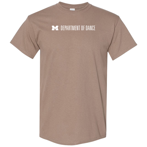 Mens/Unisex Gildan Heavy Cotton Basic T-Shirt -- Brown Savana