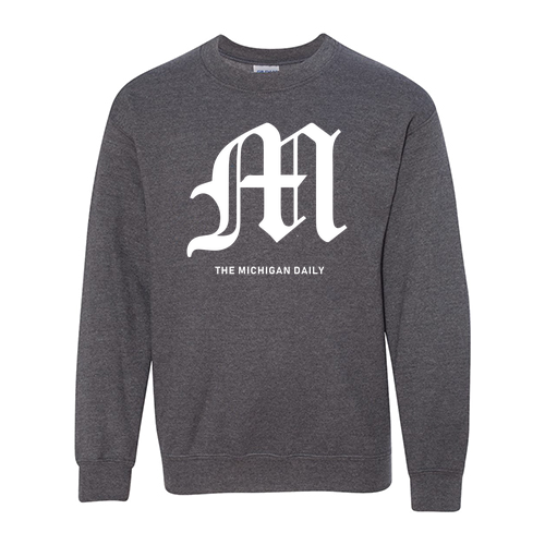 Gildan Heavy Blend Crew Neck Sweatshirt -- Dark Heather