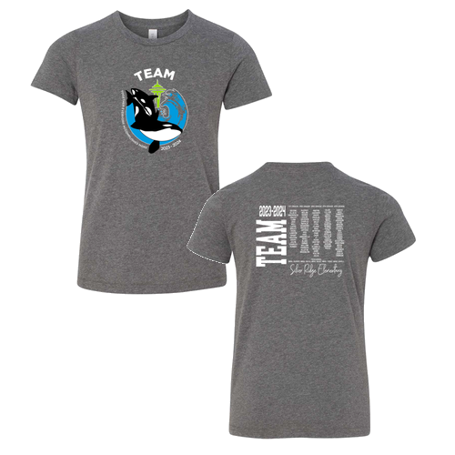 Youth Bella Canvas Heather CVC Short Sleeve Tee -- Deep Heather