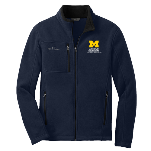 Eddie Bauer Full Zip Fleece Jacket -- River Blue Navy