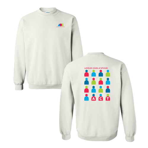 Gildan Heavy Blend Crew Neck Sweatshirt -- White