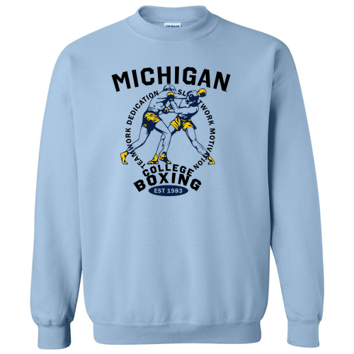 Gildan Heavy Blend Crew Neck Sweatshirt -- Light Blue