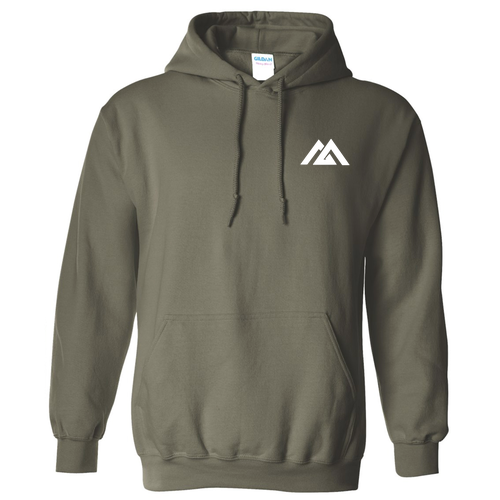 Gildan Heavy Blend Hooded Sweatshirt -- Military Green