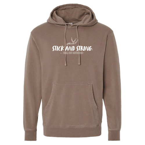 Independent Trading Co. Midweight Pigment-Dyed Hooded Sweatshirt -- Pigment Clay