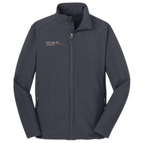 Port Authority Core Soft Shell Jacket -- Battleship Grey