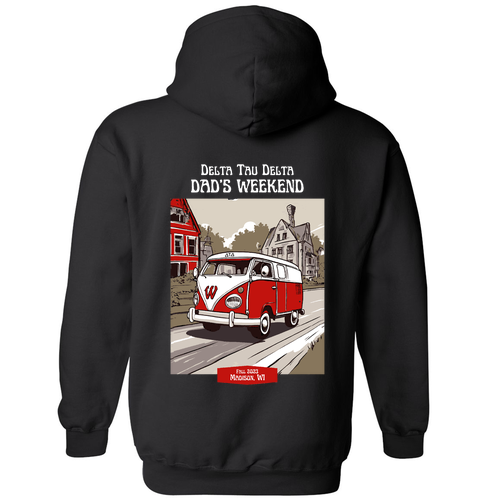 Gildan Heavy Blend Hooded Sweatshirt -- Black