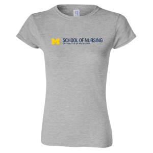 Ladies Gildan Fashion Fit T-Shirt -- Sport Grey