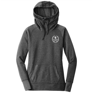 Ladies New Era Ladies TriBlend Fleece Pullover Hoodie -- Black Heather