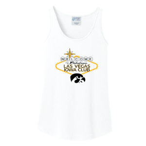 Ladies Port and Company Ladies Core Cotton Tank Top -- White