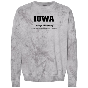 Men/Unisex Comfort Colors Adult Color Blast Crewneck Sweatshirt -- Smoke