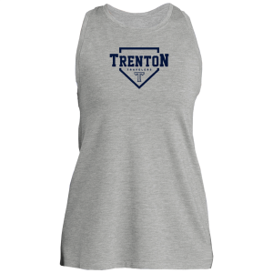 Ladies Sport-Tek Ladies PosiCharge Tri-Blend Wicking Tank -- Light Grey Heather