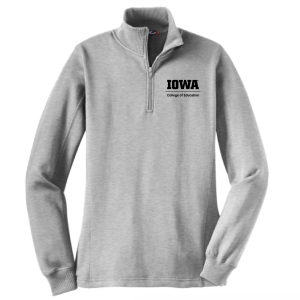 Ladies Sport Tek Ladies Quarter Zip Sweatshirt -- Athletic Heather