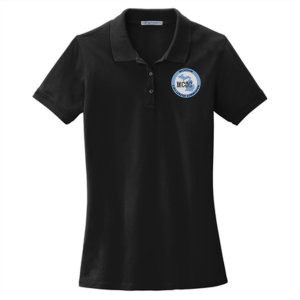 Ladies Port Authority Ladies EZCotton Polo -- Black