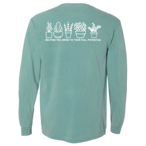 MCPHS Comfort Colors Long Sleeve Pocket Tee
