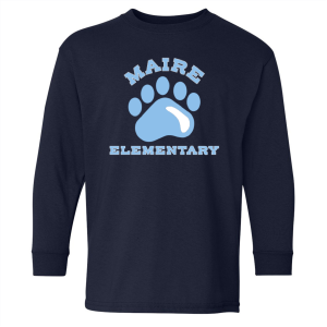 Gildan Youth Heavy Cotton Longsleeve (Navy)