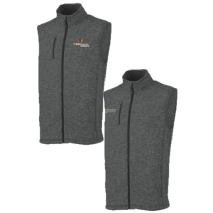 Men/Unisex Charles River Mens Pacific Heathered Vest -- Charcoal Heather