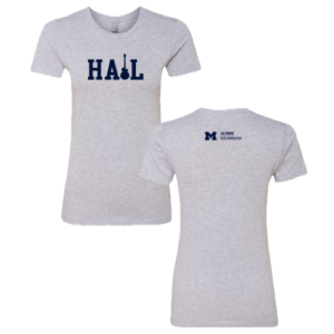 Ladies Next Level Soft Fitted Boyfriend Tee  -- Heather Grey