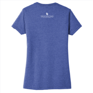 Ladies District Made Women's Very Important Tee -- Royal Frost