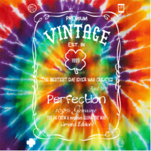 Men/Unisex Port and Company Tie Dye Tee -- Rainbow
