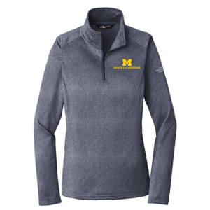 Ladies The North Face Tech Quarter Zip Fleece -- Urban Navy Heather, $78