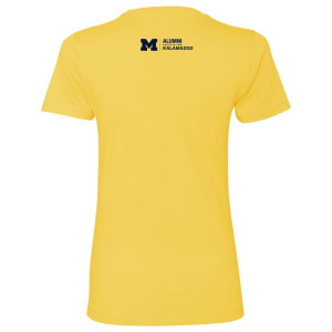 Ladies Next Level Soft Fitted Boyfriend Tee  -- Vibrant Yellow