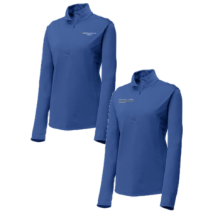 Ladies Sport-Tek Ladies PosiCharge Competitor Quarter Zip Pullover -- True Royal