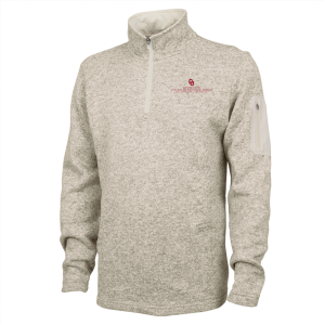 Men/Unisex Charles River Mens Heathered Fleece Pullover -- Oatmeal Heather