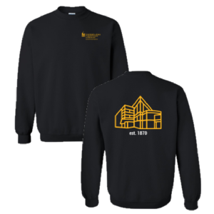 Men/Unisex Gildan Heavy Blend Crew Neck Sweatshirt -- Black