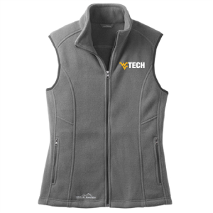 Ladies Eddie Bauer Ladies Fleece Vest -- Grey Steel