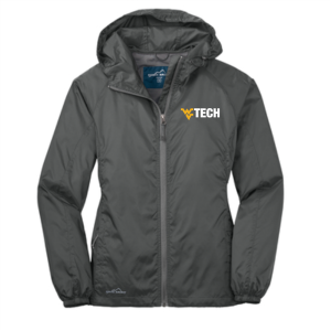 Ladies Eddie Bauer - Ladies Packable Wind Jacket -- Grey Steel