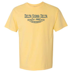 Men/Unisex Comfort Colors Ringspun Garment Dyed T Shirt  -- Butter