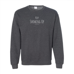 Men/Unisex Gildan Heavy Blend Crew Neck Sweatshirt -- Dark Heather