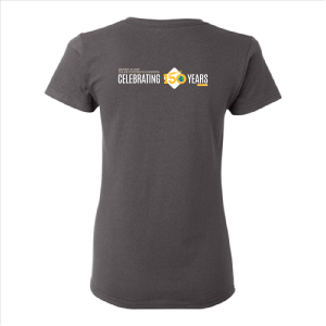 Ladies Gildan Heavy Cotton Missy Fit Tee -- Charcoal