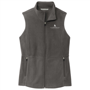 Ladies Port Authority ® Ladies Accord Microfleece Vest L152 -- Pewter