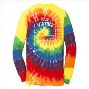 Men/Unisex Port & Company Tie-Dye Long Sleeve Tee -- Rainbow