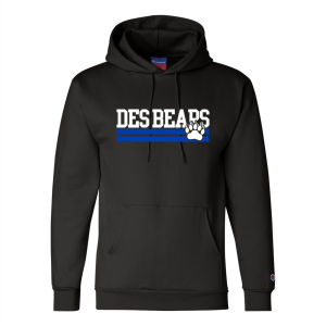 Men/Unisex Champion 9 oz 50/50 EcoSmart Pullover Hood -- Black