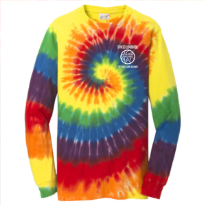 Men/Unisex Port & Company Tie-Dye Long Sleeve Tee -- Rainbow