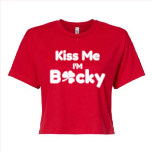 Ladies Next Level Ladies' Ideal Crop T-Shirt -- Red