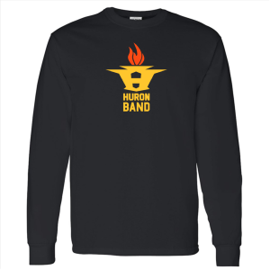 Unisex Gildan Heavy Cotton Longsleeve Basic T-Shirt -- Black