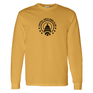 Men/Unisex Gildan Heavy Cotton Longsleeve Basic T-Shirt -- Gold