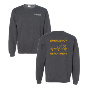 Men/Unisex Gildan Heavy Blend Crew Neck Sweatshirt -- Dark Heather