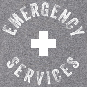 Emergency Services Design - Men/Unisex Sport Tek Quarter Zip Sweatshirt -- Graphite Heather