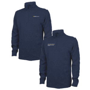 Men/Unisex Charles River Mens Heathered Fleece Pullover -- Navy Heather