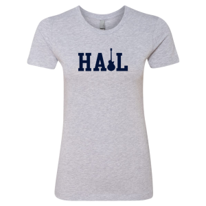 Ladies Next Level Soft Fitted Boyfriend Tee  -- Heather Grey