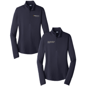 Ladies Sport-Tek Ladies PosiCharge Competitor Quarter Zip Pullover -- True Navy