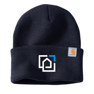 Men/Unisex Carhartt Watch Hat 2.0 -- Navy - Logo Only