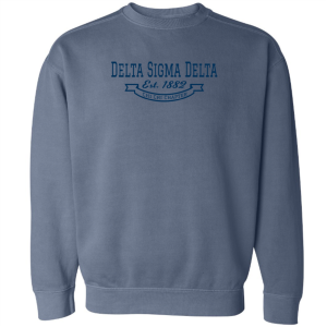 Men/Unisex Comfort Colors Crewneck Sweatshirt -- Blue Jean